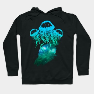 Fantasy Jellyfish - Green Hoodie